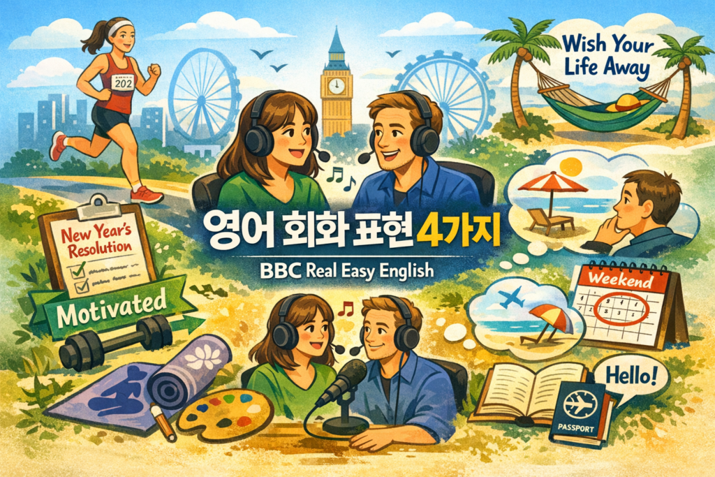 영어 회화 표현 4가지 BBC Real Easy English