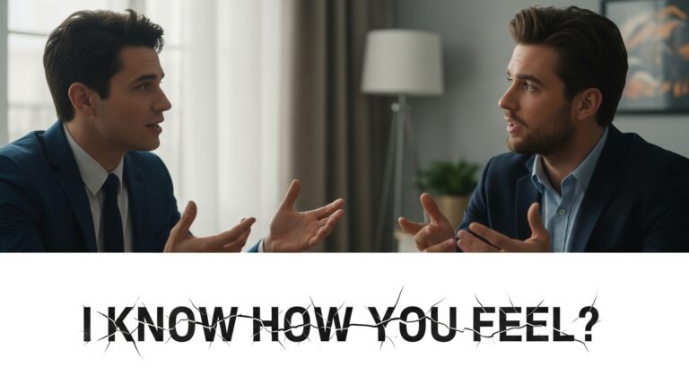 공감의 언어학 — “I know how you feel”이 상처가 되는 5가지 이유