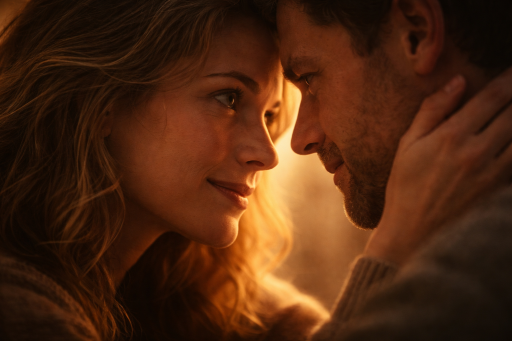  I can see it in you 뜻을 표현한 감정 통찰 장면 이미지