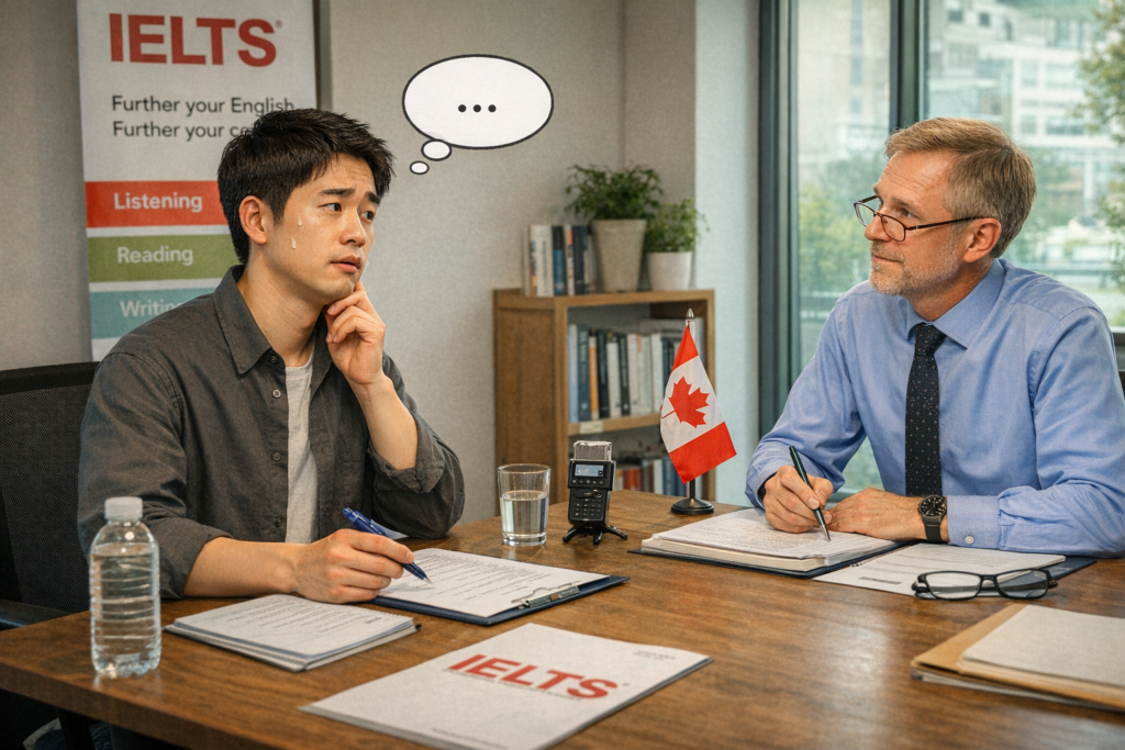 IELTS 스피킹 시험 영어 말하기 불안 멍해진 순간