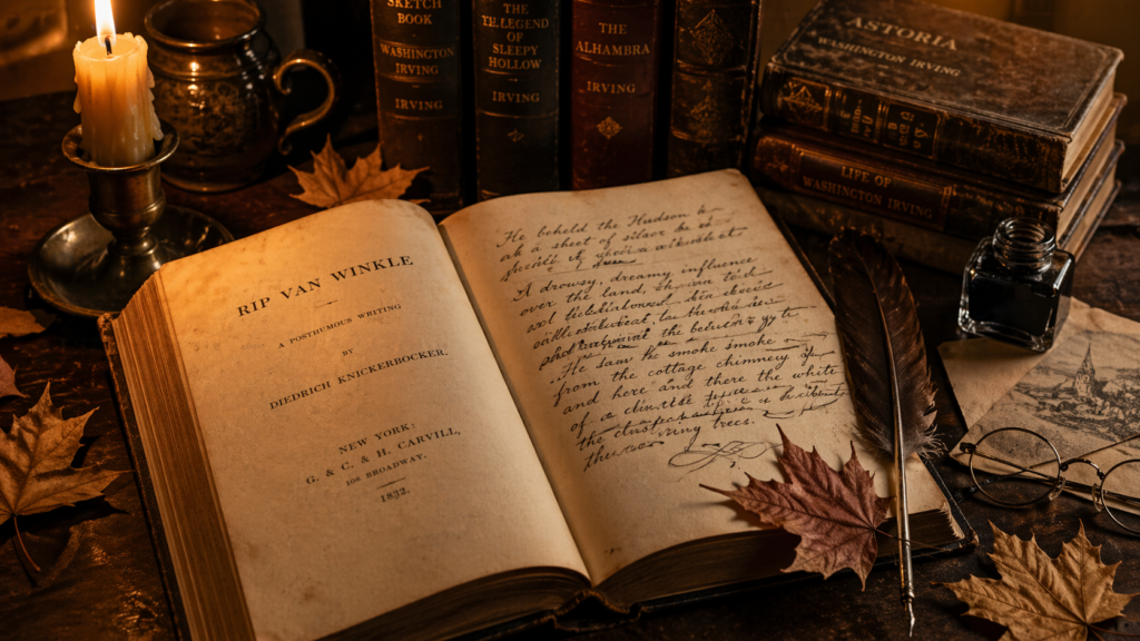립 반 윙클 영어 표현 — 워싱턴 어빙 고전 원문으로 배우는 문학 영어