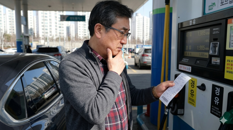 경유 휘발유 가격 역전 — 당연함이 무너진 날의 기록