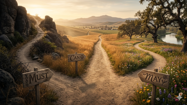 must can may 세 갈래 길 표지판 — may 조동사 뉘앙스 비교 에덴의 동쪽 영어표현