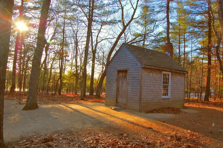 소로우의 월든 호수 오두막 터, 매사추세츠주 콩코드 국립 역사 사적지