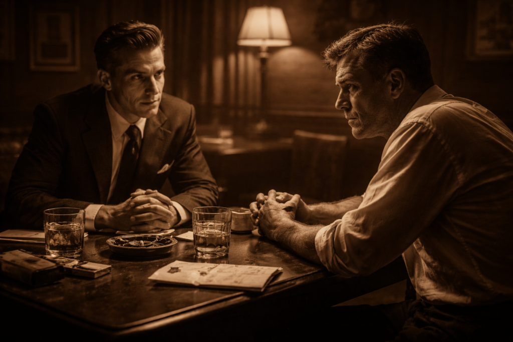 불만의 겨울 이선 홀리 마룰로 대화 장면