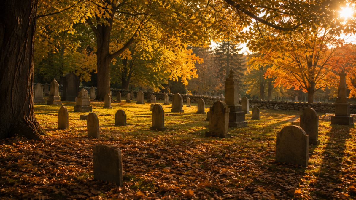 에밀리 디킨슨 문학기행 애머스트 West Cemetery 뉴잉글랜드 가을 풍경